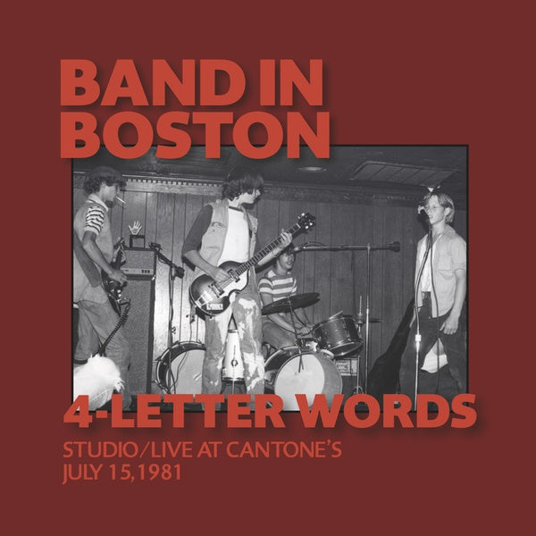 Band In Boston: Studio/Live at Cantone's July 15, 1981 (Vinyl)