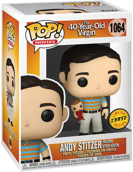 40 Year Old Virgin Funko Pop! Movies: 40 Year Old Virgin - Andy Holding Oscar (Styles May Vary) [Music]