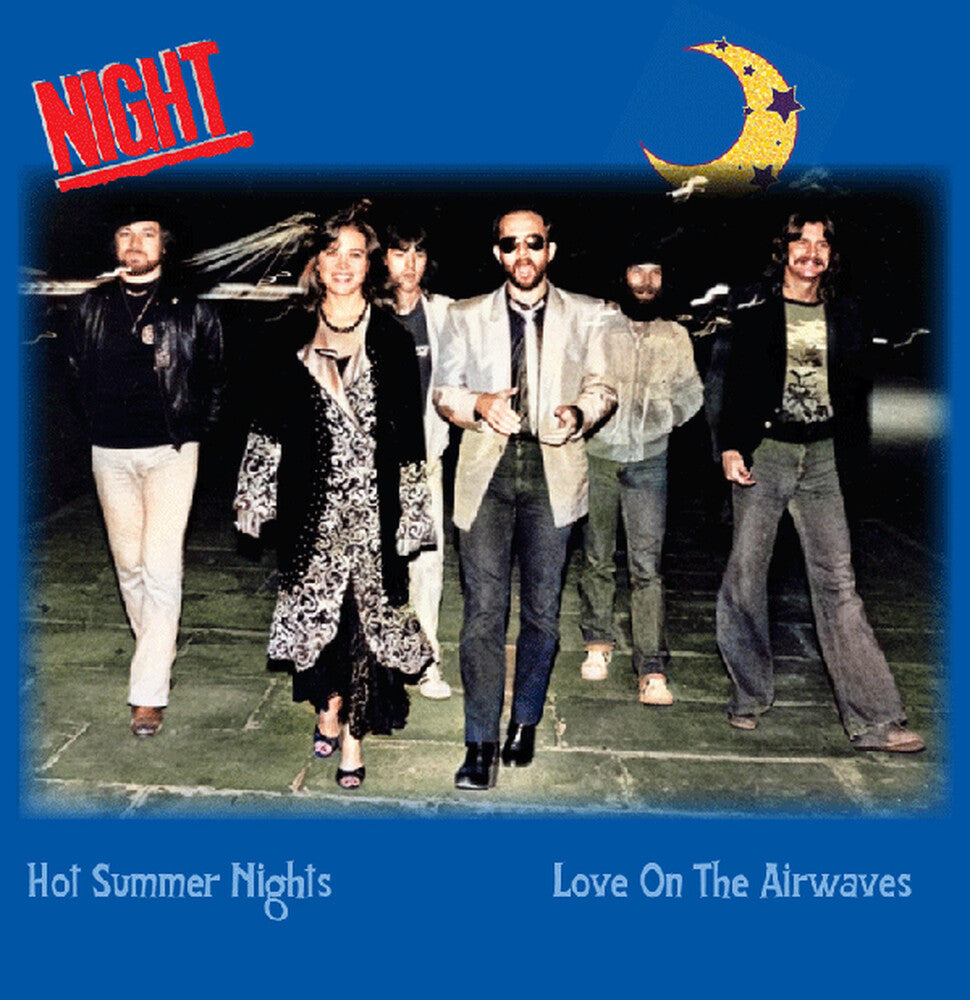 Night - Hot Summer Nights / Love On The Airwaves (Blue) [7" Vinyl]