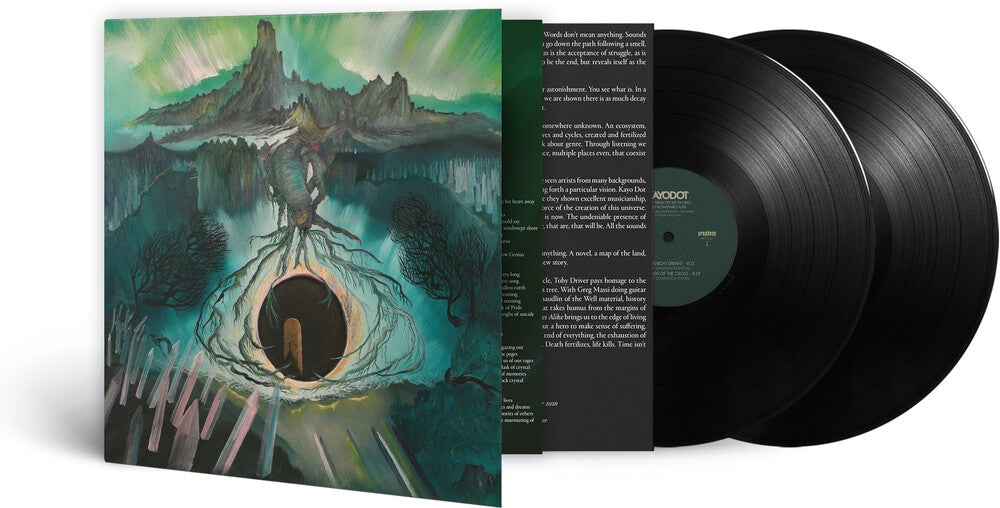 the album cover for Kayo Dot - Moss Grew on the Swords & Plowshares Alike