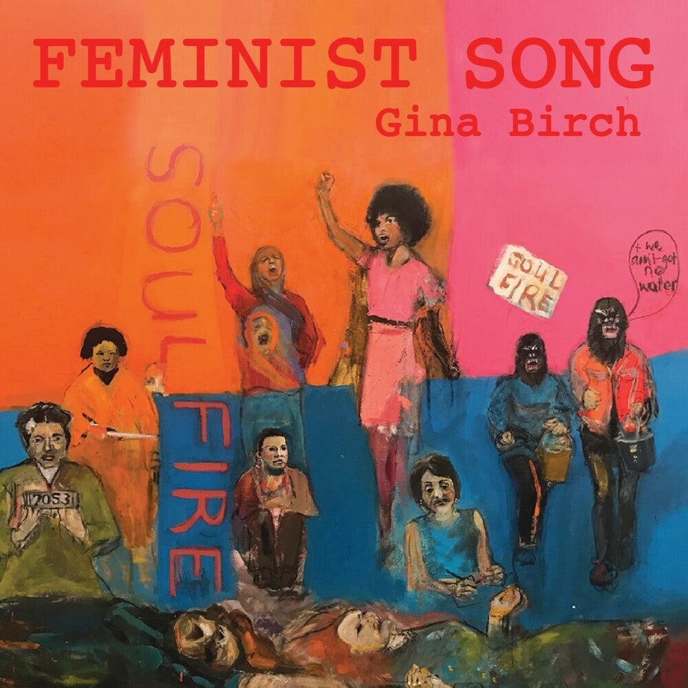 the album cover for Gina Birch - Feminist Song / Feminist Song (Ambient Mix) [Vinyl Single]