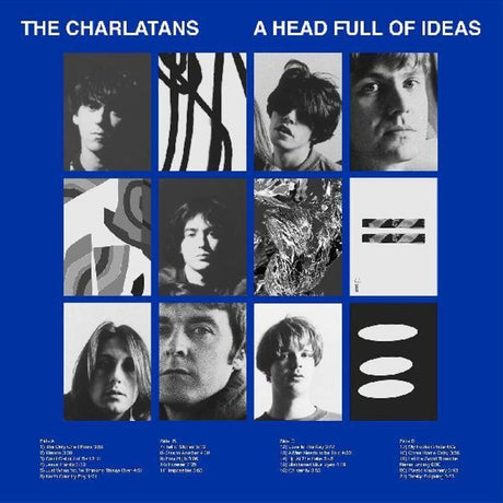 the album cover for The Charlatans UK - A Head Full Of Ideas [Import Deluxe Boxset On Transparent Blue Colored Vinyl]