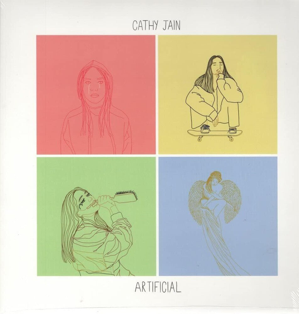 the album cover for Cathy Jain - Artificial (Uk)