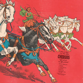 the album cover for Cherubs - Slo Blo 4 Frnz & Sxy [Colored Vinyl] (Red)