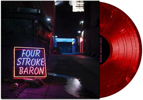 the album cover for Four Stroke Baron - Planet Silver Screen [Clear LP]