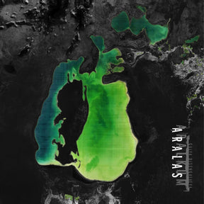 the album cover for Bisengalieva, Galya - Aralkum Aralas [Black Vinyl]