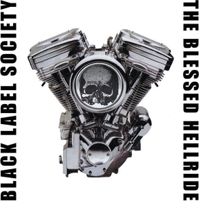 the album cover for Black Label Society - The Blessed Hellride [Opaque White LP]