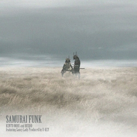 the album cover for Kento Mori & Busho - Samurai Funk (Featuring Saucy Lady)