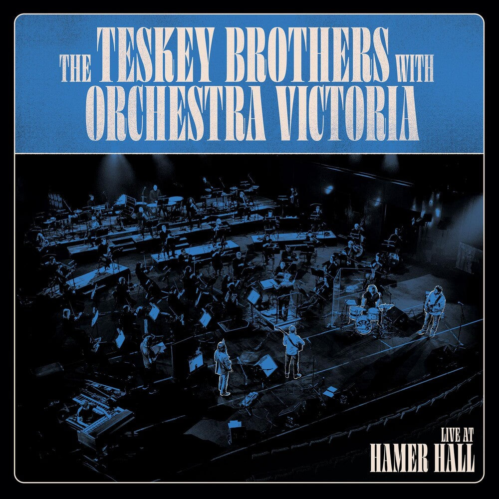 the album cover for Teskey Brothers & Orchestra Victoria - Live At Hamer Hall (Blue) [Colored Vinyl] (Gate) [180 Gram]