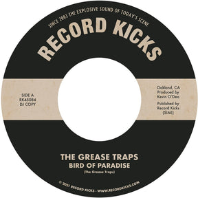 the album cover for Grease Traps - Bird of Paradise / More & More (and More)