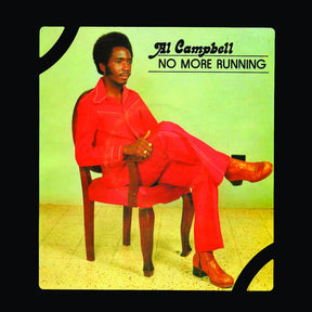 the album cover for Al Campbell - No More Running [Colored Vinyl] (Red)