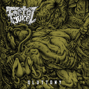 the album cover for Foetal Juice - Gluttony