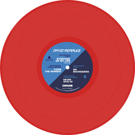 the album cover for David Morales - Rise Album Sampler [Colored Vinyl] (Red)
