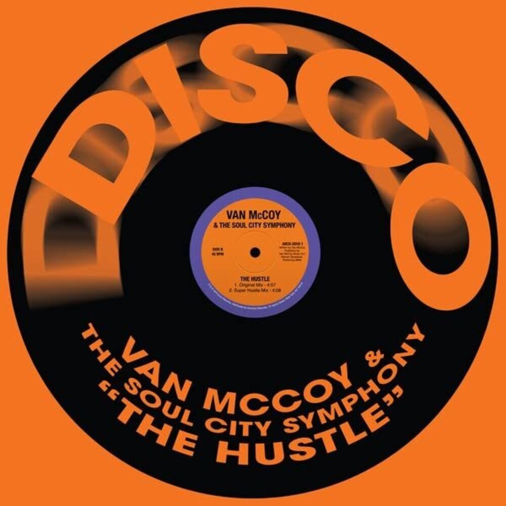 the album cover for Van Mccoy  / The Soul City Orchestra - Hustle (Nrsd)