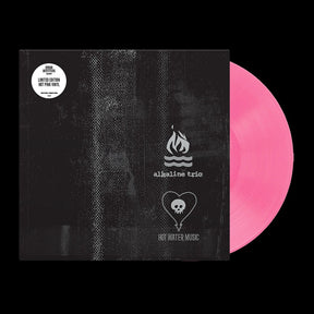 the album cover for Alkaline Trio / Hot Water Music - Split - Hot Pink