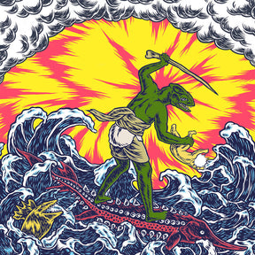 the album cover for King Gizzard & The Lizard Wizard - Teenage Gizzard [Picture Disc LP]