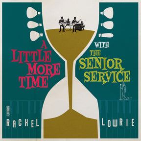 the album cover for Senior Service / Rachel Lowrie - Little More Time With (10in)