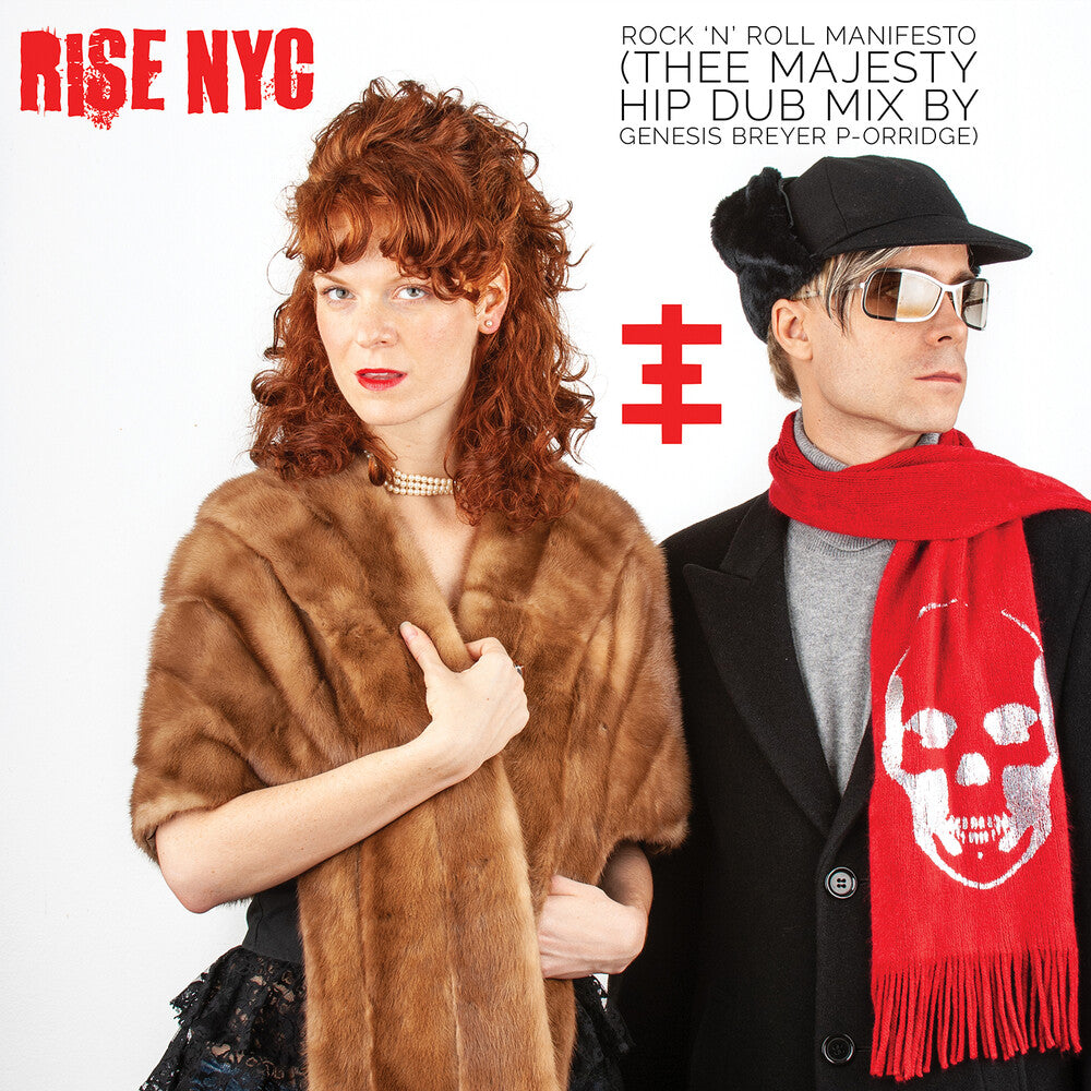 the album cover for Rise NYC / Binary Starr System - Rock 'N' Roll Manifesto / What's Da T? [12in Single]