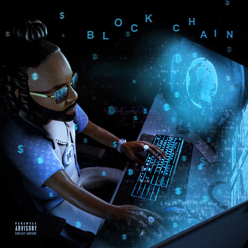 Blockchain (Blue Seaglass Wave) (Vinyl)