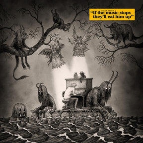 the album cover for Baden - If The Music Stops They'll Eat Him Up [Colored Vinyl] (Ylw)