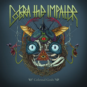 the album cover for Cobra the Impaler - Colossal Gods (Red) [Colored Vinyl] [Limited Edition] (Red)