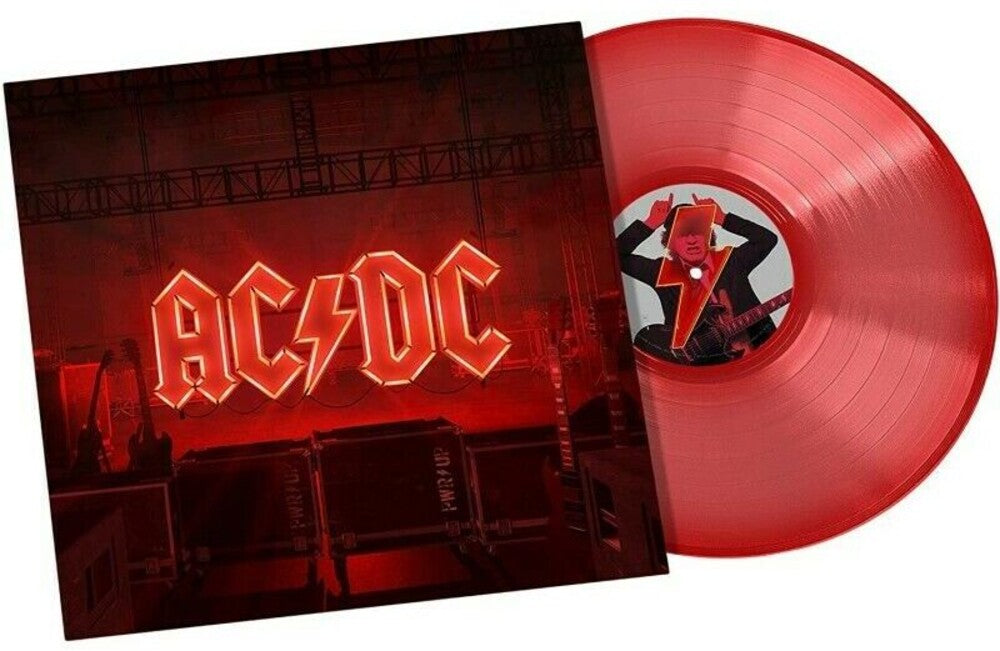 the album cover for AC/DC - PWR/UP (Limited Edition) (Opaque Red Vinyl)