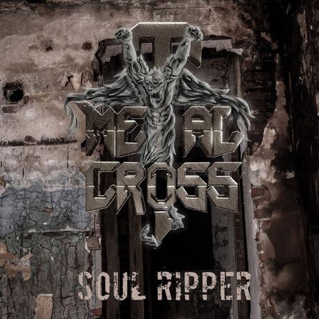 the album cover for Metal Cross - Soul Ripper (Grey & Black)