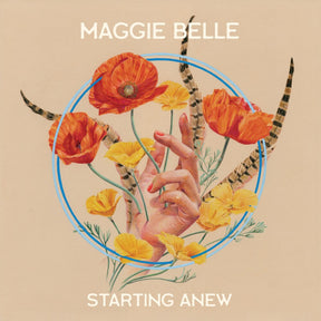 the album cover for Maggie Belle - Starting Anew (Teal) [Colored Vinyl]