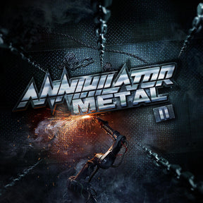 the album cover for Annihilator - Metal II [Limited Edition Clear 2LP]