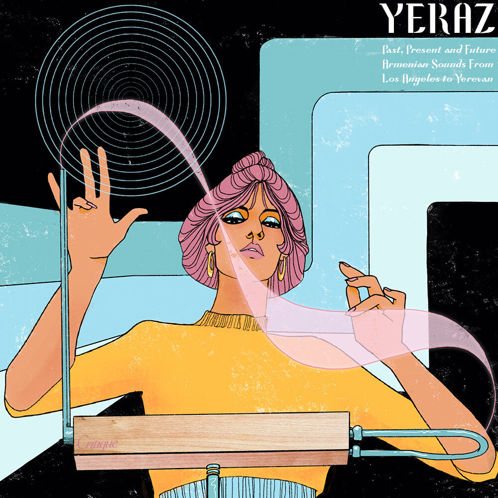 the album cover for Yeraz Past Present & Future Armenian Sounds / Var - Yeraz Past Present & Future Armenian Sounds / Var