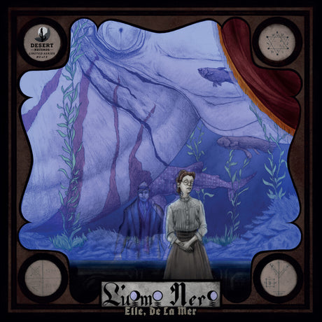 the album cover for L'uomo Nero - Elle De La Mer (10in)