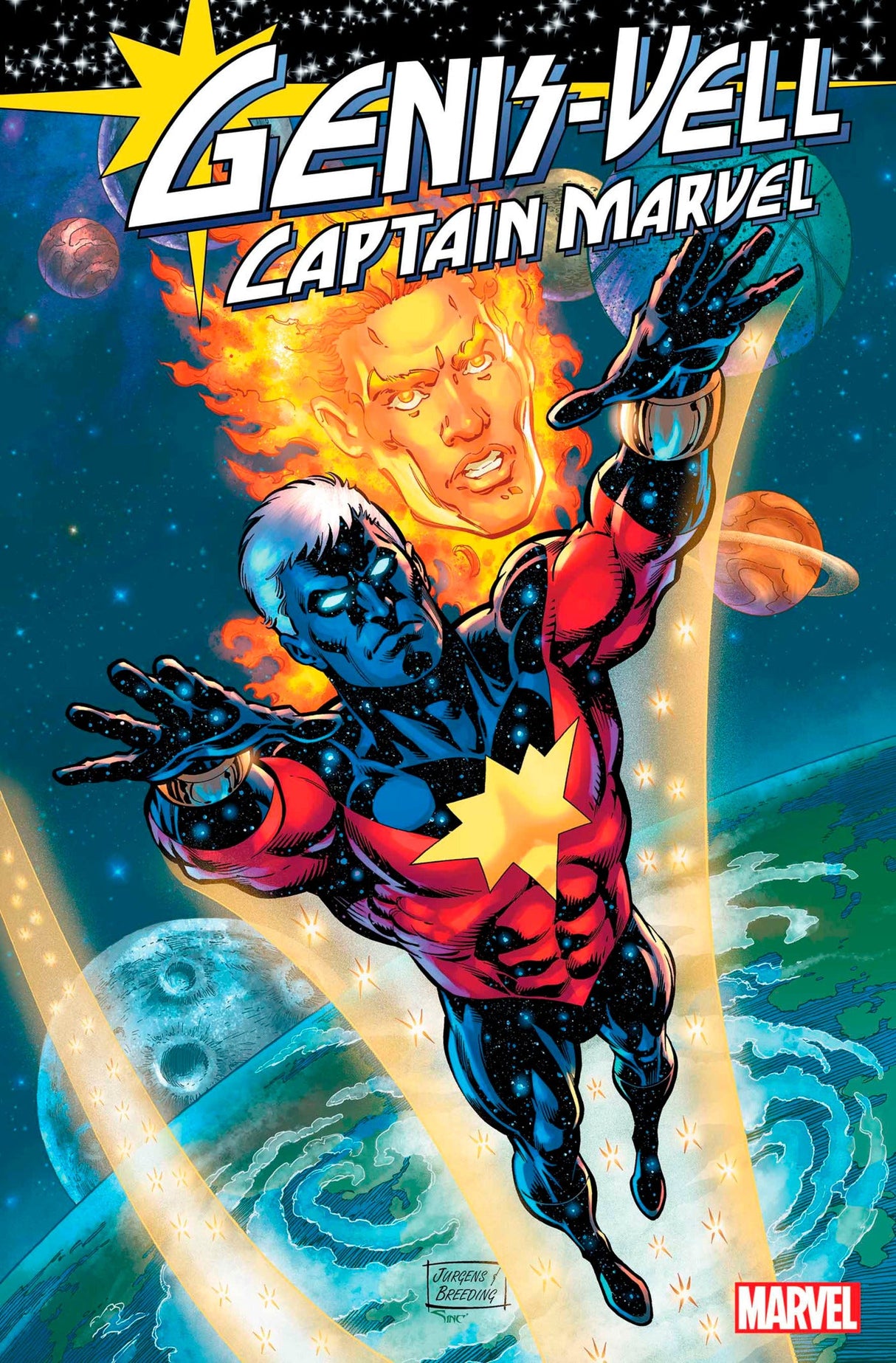 Genis-Vell Captain Marvel #1 B (Of 5) Dan Jurgens Variant (07/27/2022) Marvel