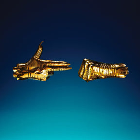 the album cover for Run The Jewels - Run The Jewels 3 [Opaque Gold 2LP]