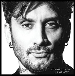 the album cover for Fabrizio Moro - La Mia Voce
