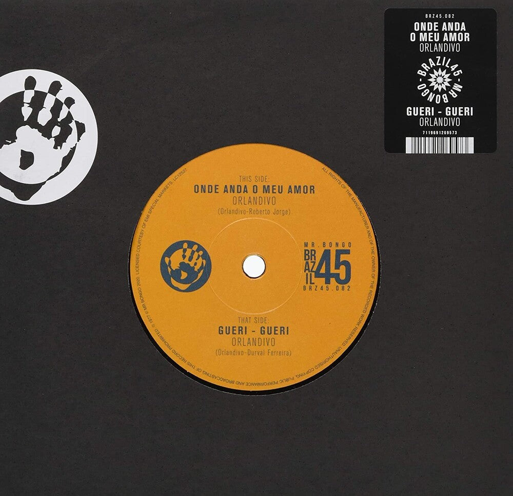 the album cover for Orlandivo - Onde Anda O Meu Amor / Gueri-Gueri