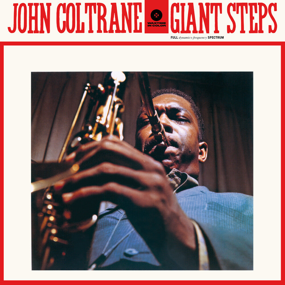 the album cover for John Coltrane - Giant Steps [Colored Vinyl] [Limited Edition] [180 Gram] (Red) (Spa)