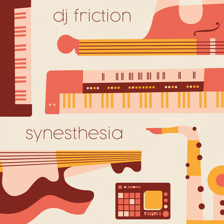 the album cover for DJ Friction - Synesthesia