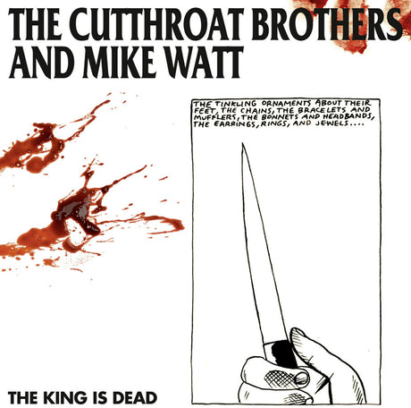 the album cover for Cutthroat Brothers / Mike Watt - King Is Dead