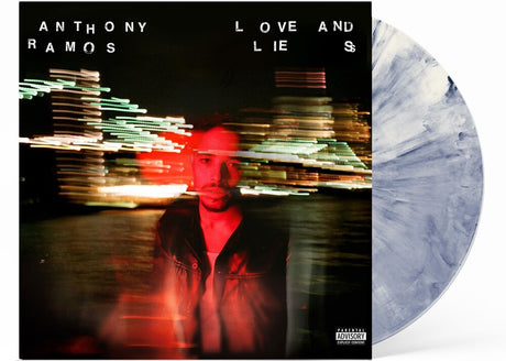 the album cover for Anthony Ramos - Love And Lies [Black/Platinum Swirl LP]
