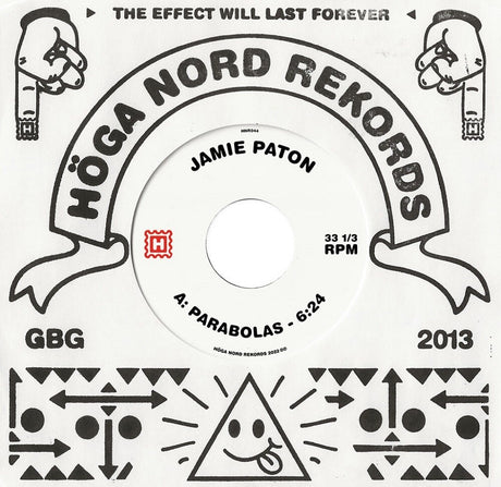 the album cover for Jamie Paton - Parabolas