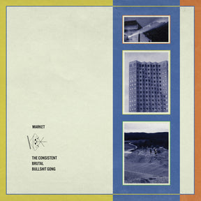 the album cover for Market - The Consistent Brutal Bullshit Gong [Transparent Dark Blue LP]