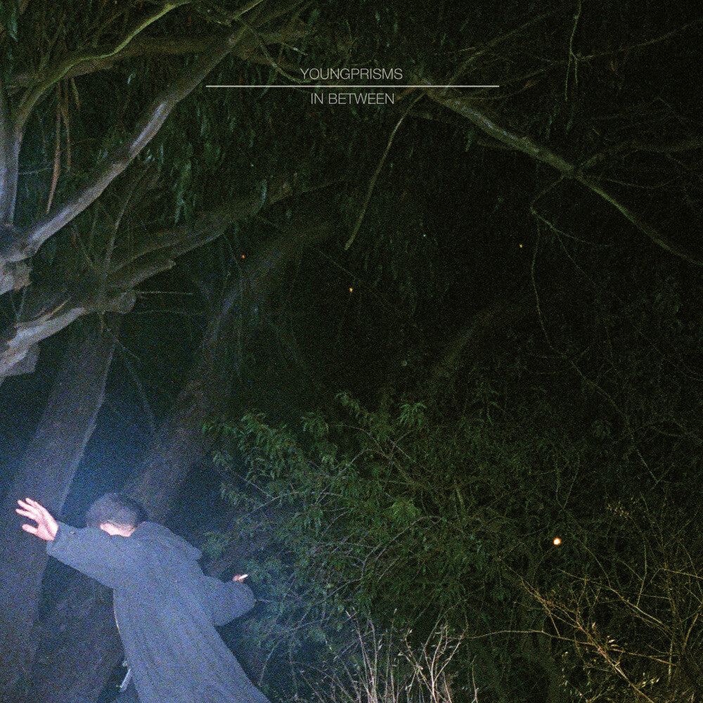 the album cover for Young Prisms - In Between: 10 Year Anniversary [Blue LP]