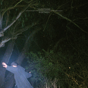 the album cover for Young Prisms - In Between: 10 Year Anniversary [Blue LP]