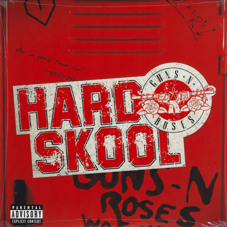 the album cover for Guns N' Roses - Hard Skool