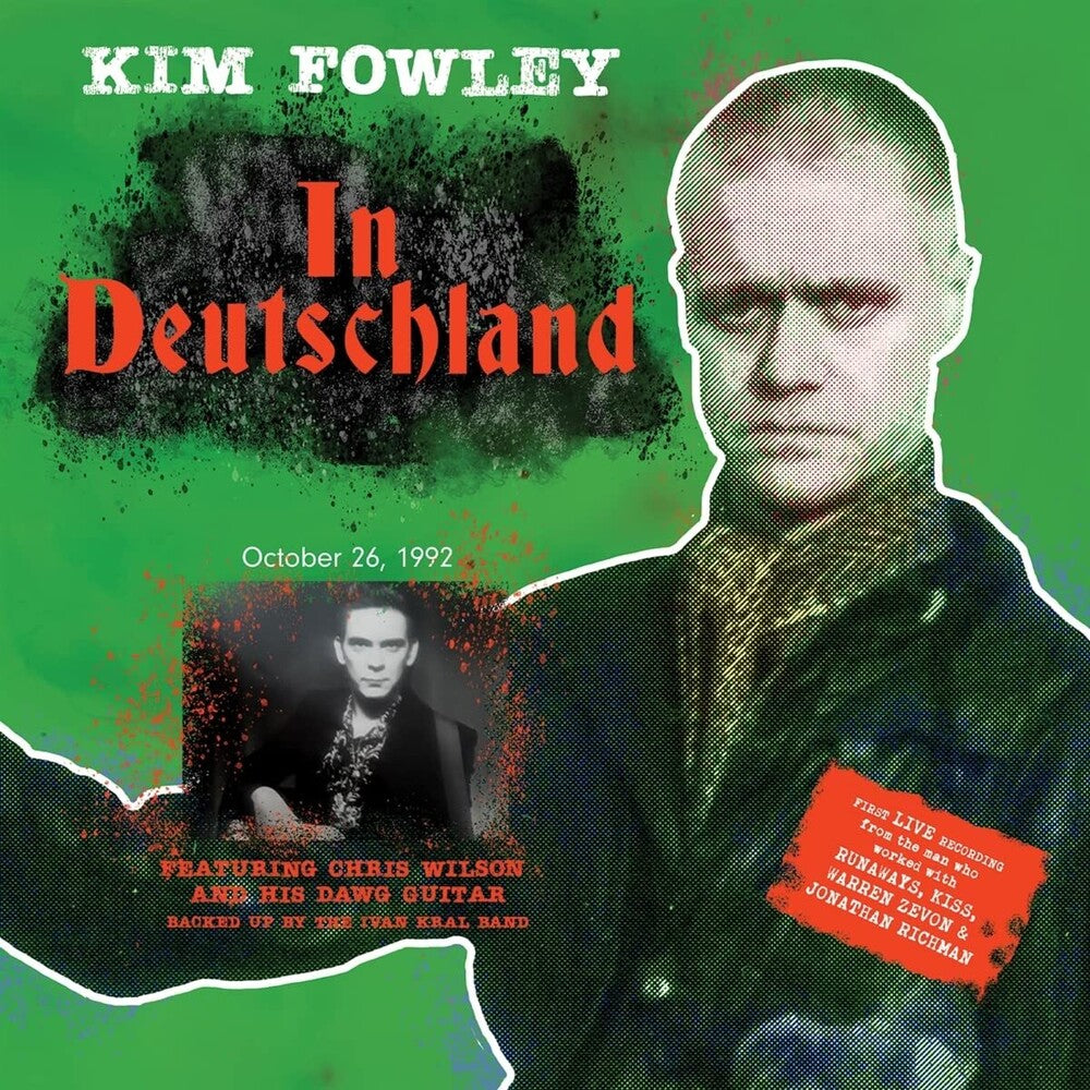 the album cover for Kim Fowley - In Deutschland