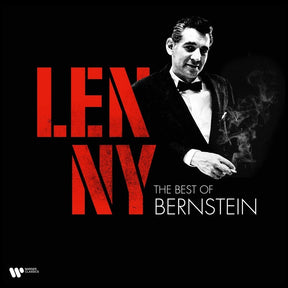 the album cover for Leonard Bernstein - Lenny, The Best of Leonard Bernstein