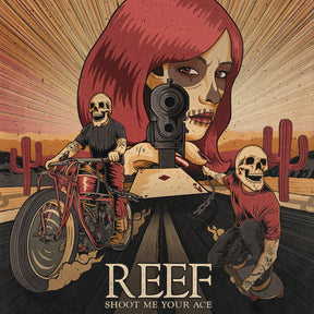 the album cover for Reef - Shoot Me Your Ace