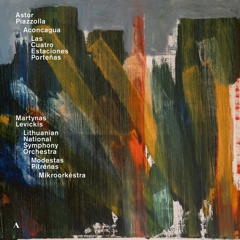 the album cover for Piazzolla / Piazzolla / Lithuanian National Sym - Aconcagua / Las Cuat