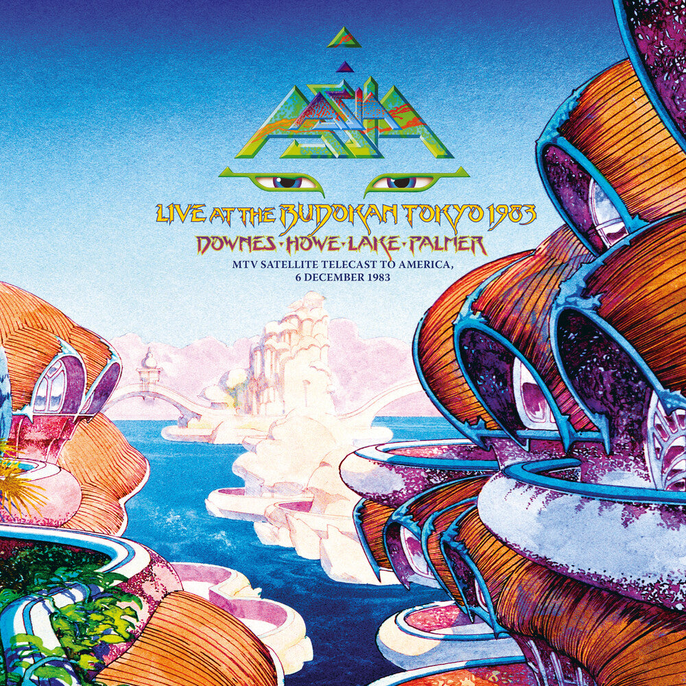 the album cover for Asia - Asia In Asia - Live At The Budokan Tokyo 1983