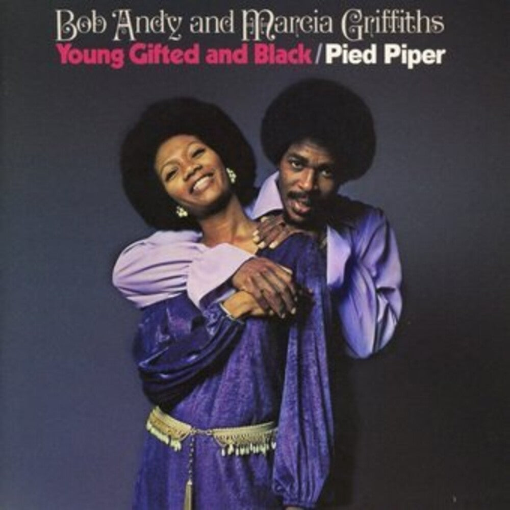 the album cover for Bob & Marcia - Young Gifted & Black